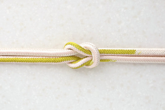 奈良組   筋段　青朽葉・一斤〈帯締め〉 4月頒布品