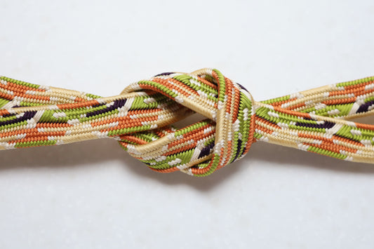 変り貝の口組 阿蘇の啄木 地味〈帯締め〉