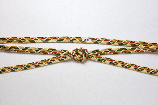 変り貝の口組 阿蘇の啄木 本科〈帯締め〉