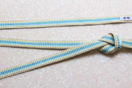 鎌倉組「水鏡」青〈帯締め〉