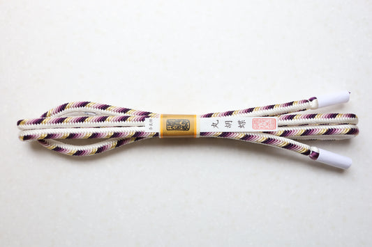 奈良組「丸胡蝶」紫〈帯締め〉