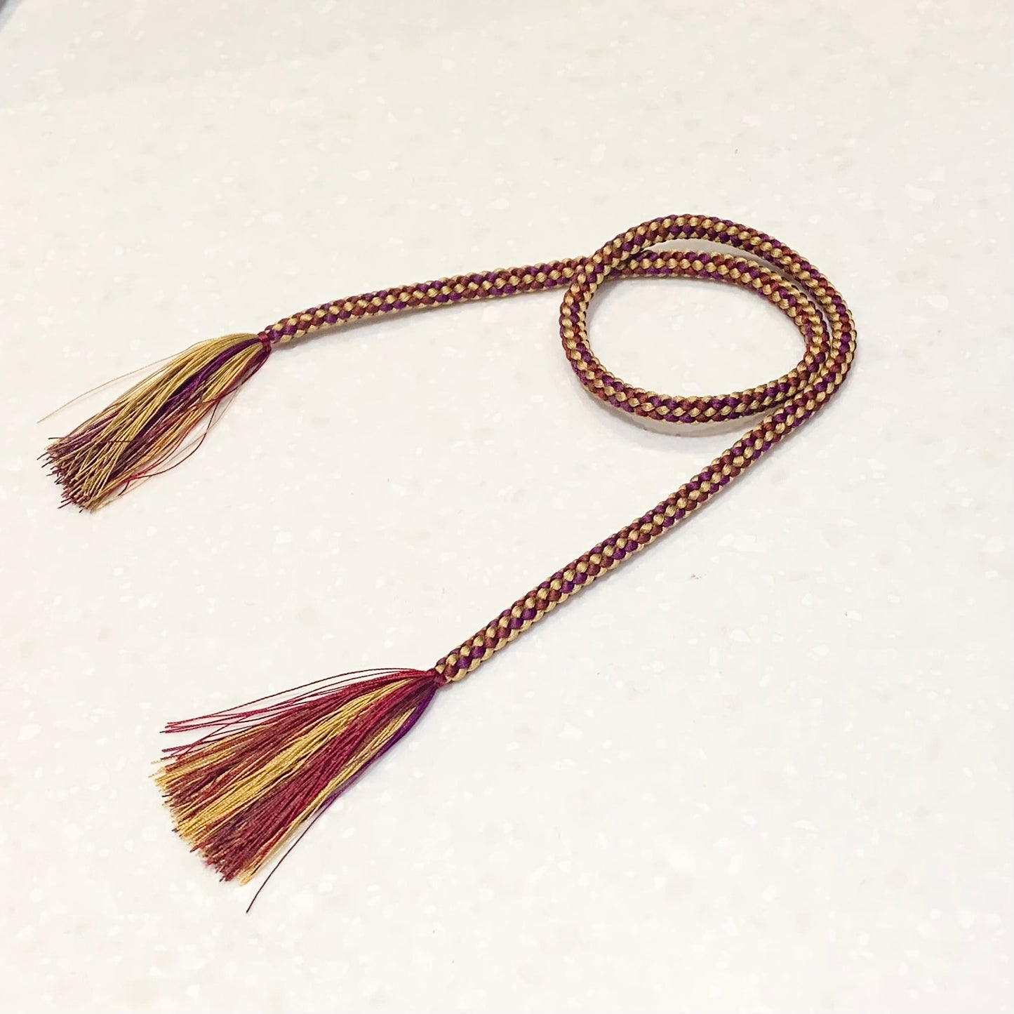 角台「丸八つ組（まるやつぐみ）」２重巻き組紐ブレスレット製作体験（組紐ミュージアム見学付き）