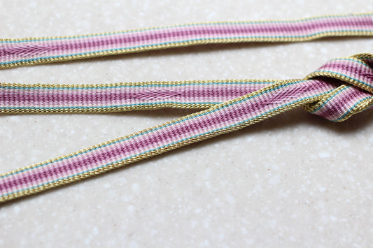 鎌倉組「水鏡」紫〈帯締め〉10月頒布品