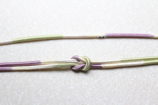 奈良組 四色段「新靺鞨」〈帯締め〉