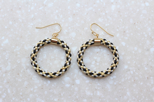 Maru Yatsugumi Piercing/Earrings Black <Accessories>