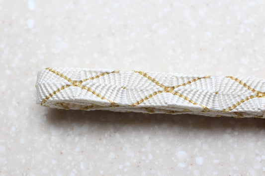 唐組 白金〈帯締め〉