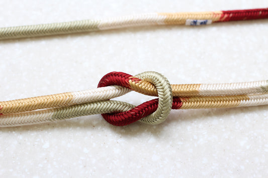 奈良組 四色段「五常楽」〈帯締め〉