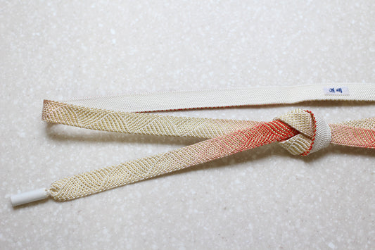 地内記組「西海」朱〈帯締め〉