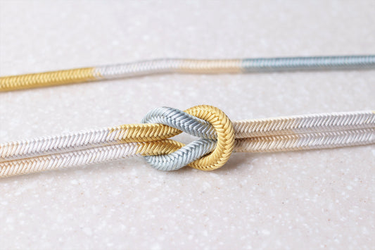 奈良組 四色段「納曾利」〈帯締め〉