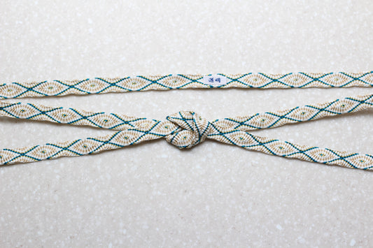 唐組「桐壺」花浅葱〈帯締め〉