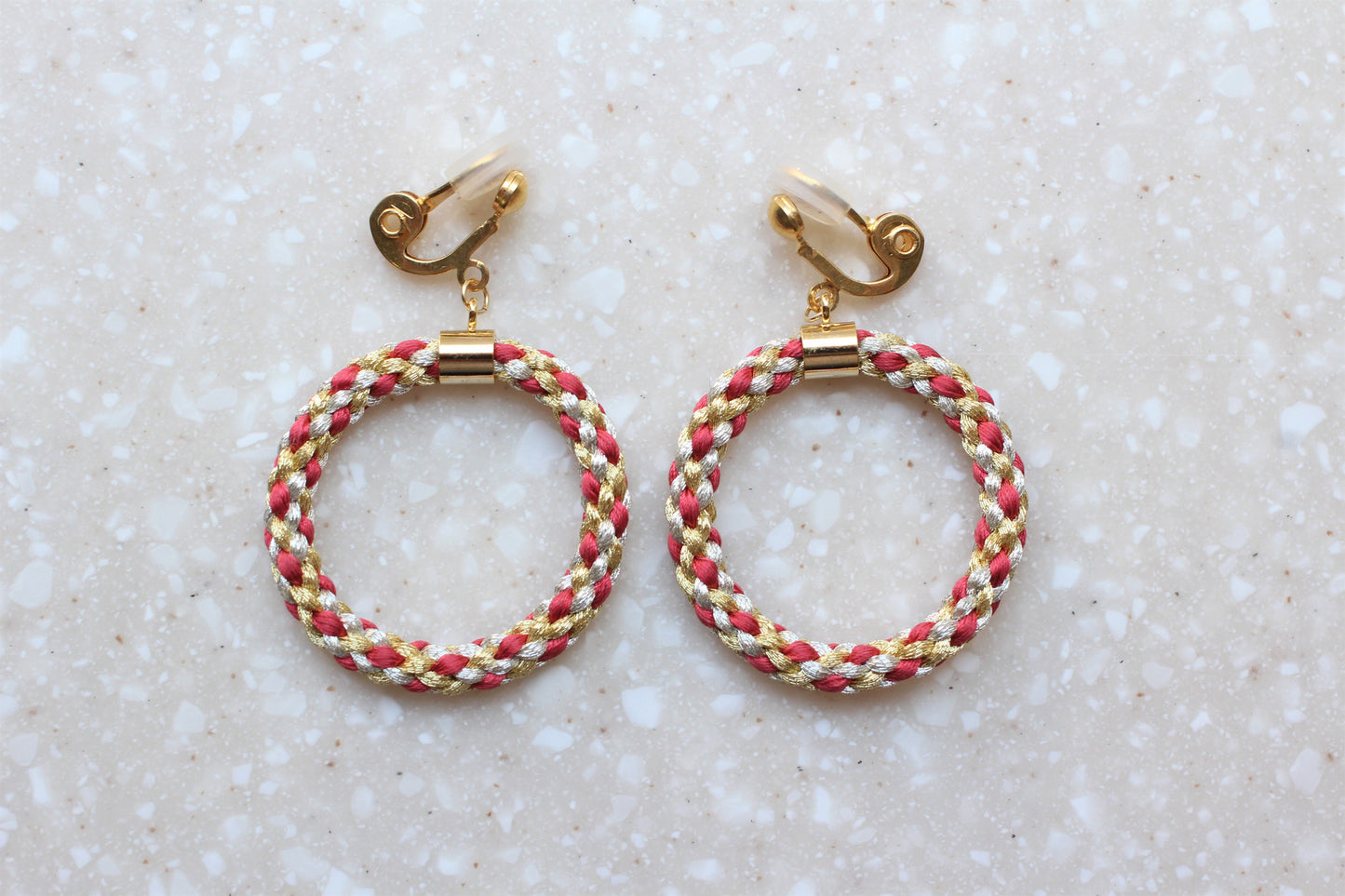 Maru Yatsugumi Earrings/Earrings Rose <Accessories>