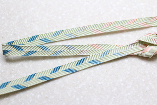 笹浪組「五雲」薄緑（紅・青暈し）〈帯締め〉