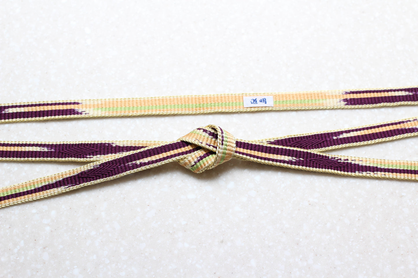 Kamakuragumi "Floating Thread" Purple <Obi-jime>