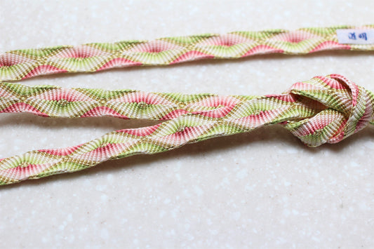 唐組「春秋」紅・鶸〈帯締め〉