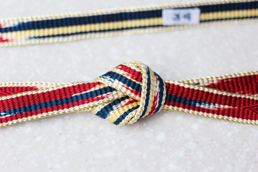 鎌倉組「浮糸」臙脂・紺〈帯締め〉