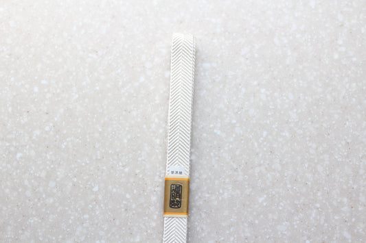 笹浪組 白〈帯締め〉