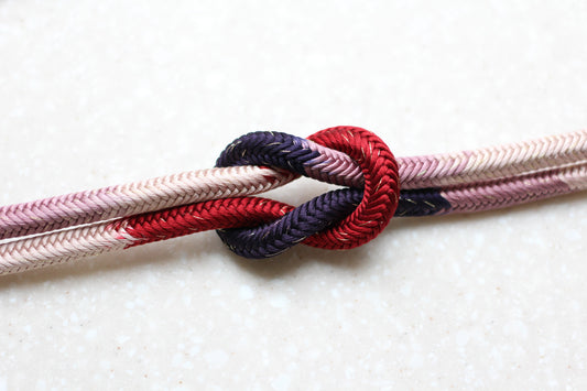 奈良組 四色段「萬秋楽」〈帯締め〉