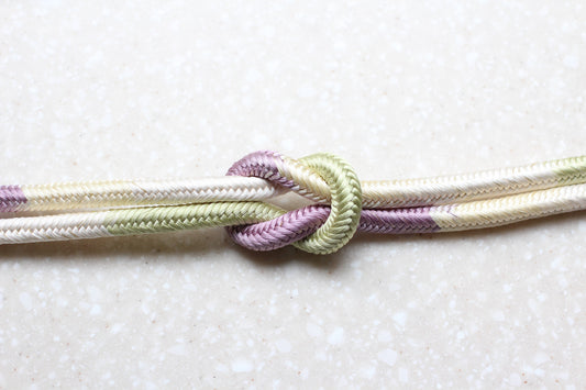 奈良組 四色段「新靺鞨」〈帯締め〉