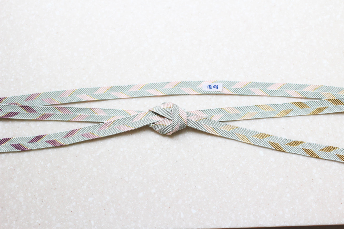 Sazanami-gumi "Goun" Celadon (green/purple gradation) <Obi-jime>