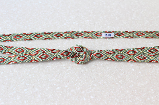 唐組「幡垂飾」緑〈帯締め〉