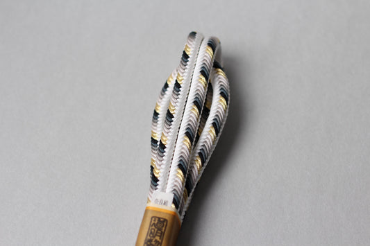 奈良組「丸胡蝶」墨〈帯締め〉