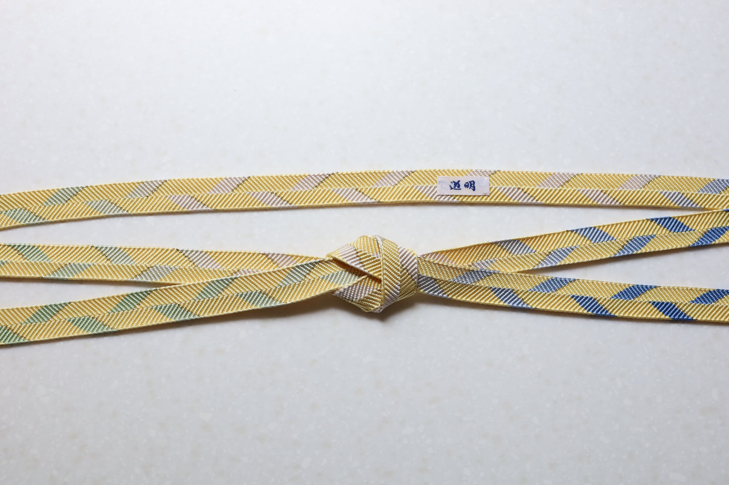 Sazanami-gumi "Goun" Yellow (Blue/Green gradation) <Obijime>