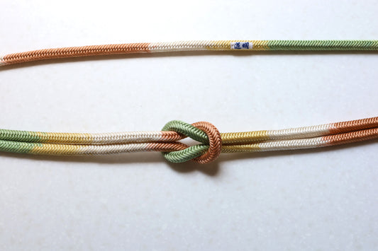 奈良組 四色段「蘇合香」〈帯締め〉