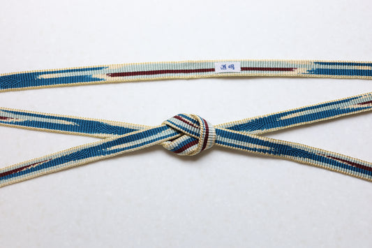 鎌倉組「浮糸」紺・小豆〈帯締め〉