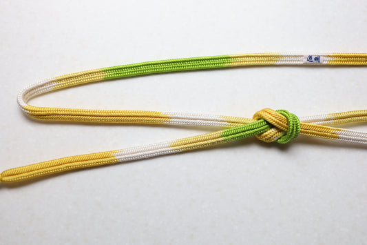 冠組「唐衣」若葉手〈帯締め〉