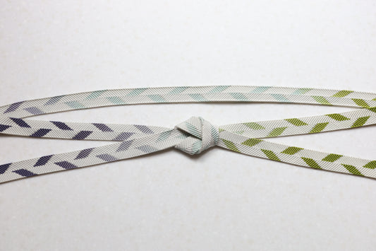 笹浪組「五雲」淡青〈帯締め〉