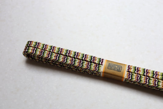 御岳組「五舞鸞」紫・緑〈帯締め〉