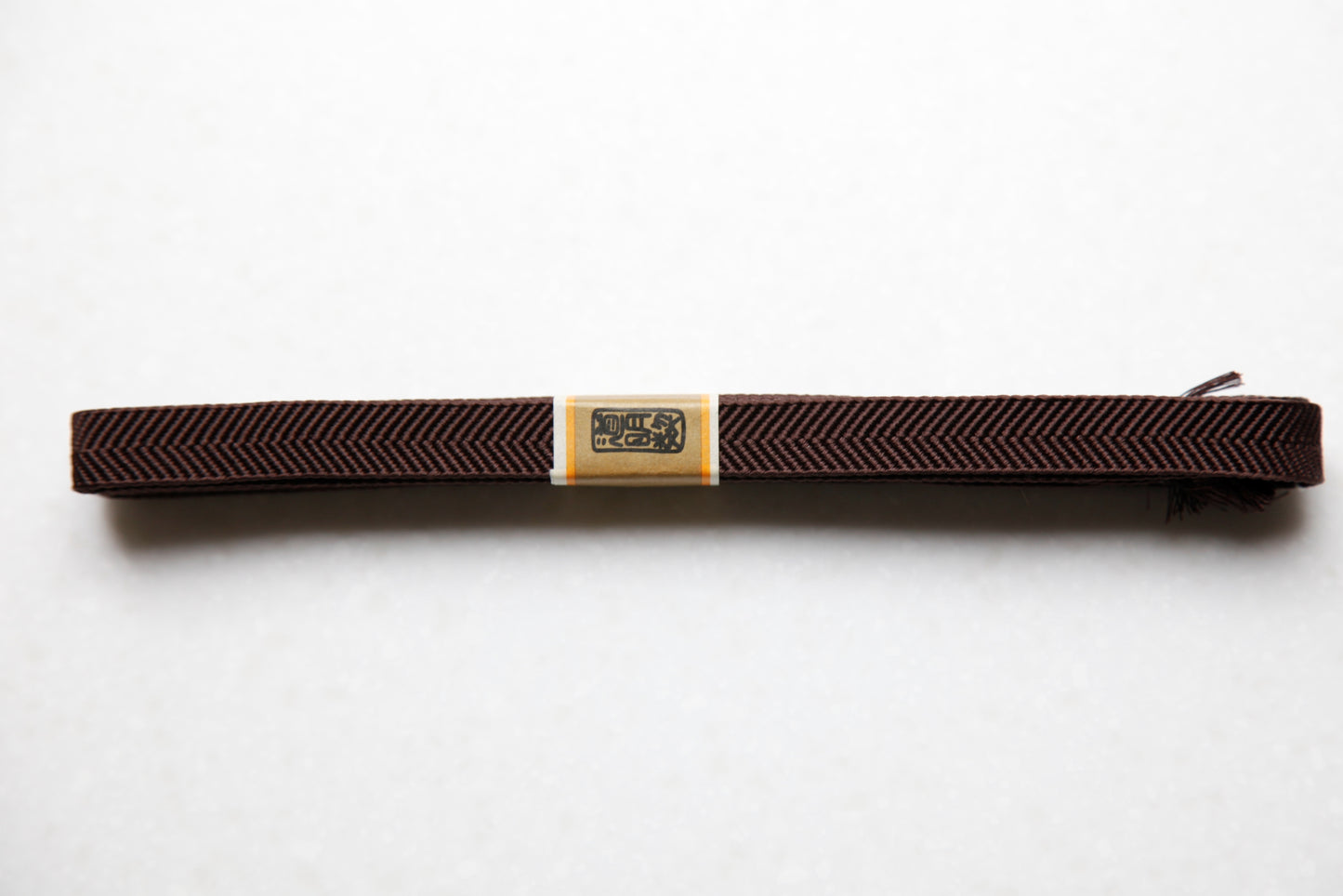 Sazanami-gumi Sageo Long Sword Strap (220cm) Dark Brown <Sword Strap>