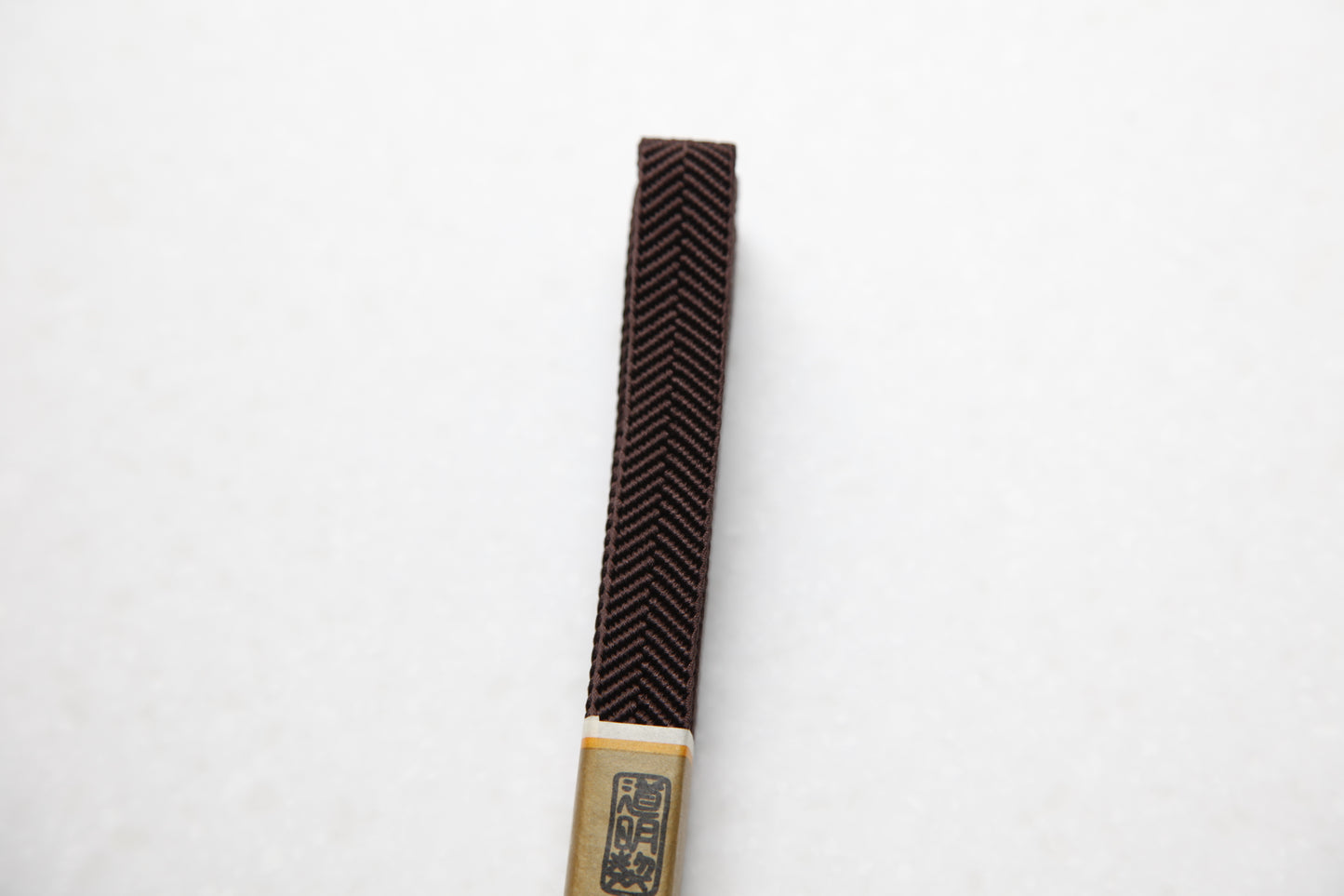 Sazanami-gumi Sageo Long Sword Strap (220cm) Dark Brown <Sword Strap>