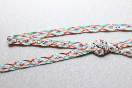 唐組「春秋」臙脂・青藍〈帯締め〉