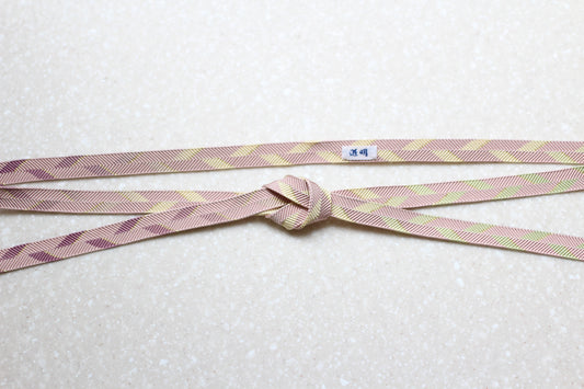 笹浪組「五雲」薄桜(薄緑・薄紫暈し)〈帯締め〉