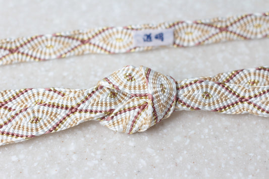 唐組「桐壺」小豆〈帯締め〉