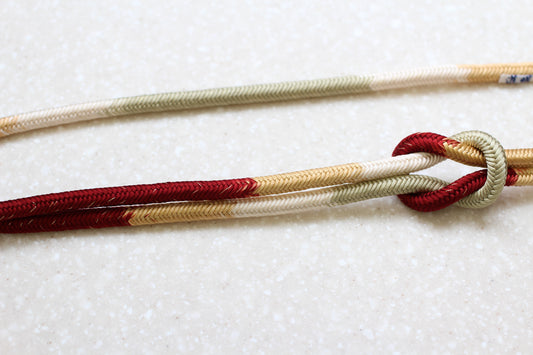 奈良組 四色段「五常楽」〈帯締め〉