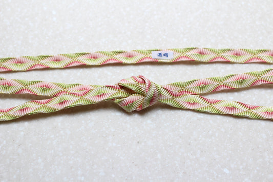 唐組「春秋」紅・鶸〈帯締め〉