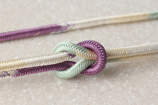 奈良組 四色段「白浜」〈帯締め〉