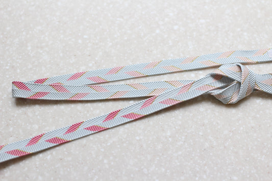 笹浪組「五雲」浅葱（紫・紅暈し）〈帯締め〉