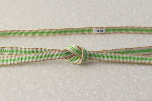 鎌倉組「水鏡」薄緑〈帯締め〉